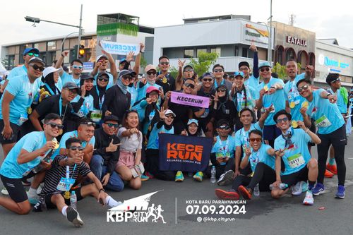 Race photo from KBP City Run 2024