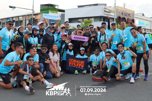 Race photo from KBP City Run 2024