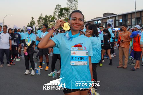 Race photo from KBP City Run 2024