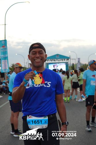 Race photo from KBP City Run 2024