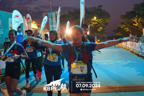 Race photo from KBP City Run 2024