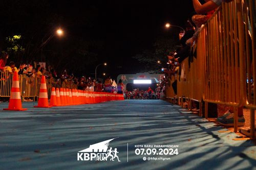 Race photo from KBP City Run 2024