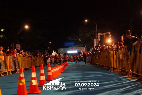 Race photo from KBP City Run 2024