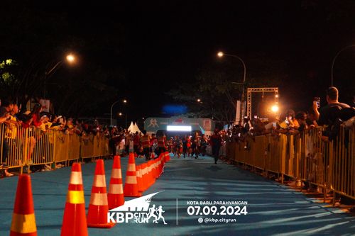 Race photo from KBP City Run 2024