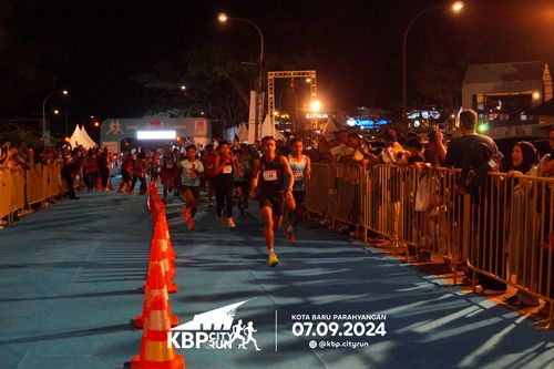 Race photo from KBP City Run 2024