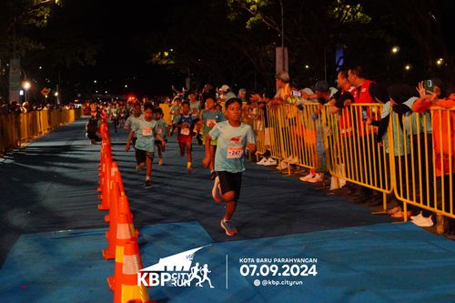 Race photo from KBP City Run 2024