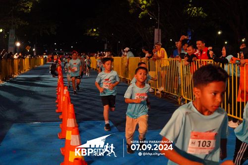 Race photo from KBP City Run 2024