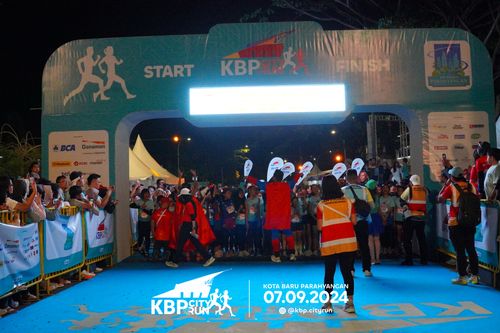 Race photo from KBP City Run 2024
