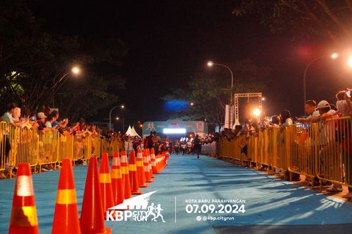 Race photo from KBP City Run 2024