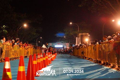 Race photo from KBP City Run 2024
