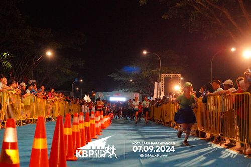 Race photo from KBP City Run 2024