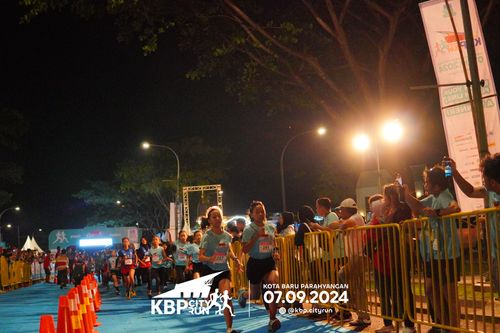 Race photo from KBP City Run 2024