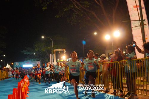 Race photo from KBP City Run 2024