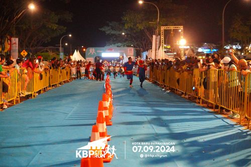 Race photo from KBP City Run 2024