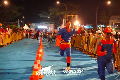 Race photo from KBP City Run 2024
