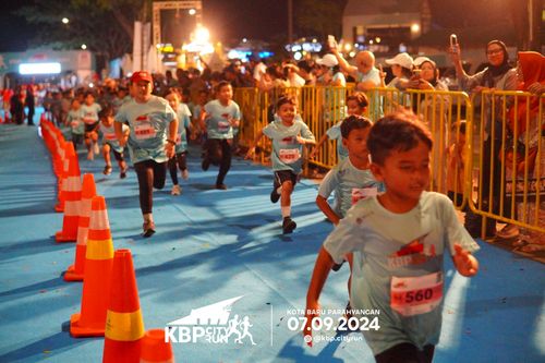 Race photo from KBP City Run 2024