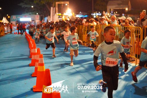 Race photo from KBP City Run 2024