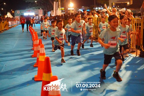 Race photo from KBP City Run 2024