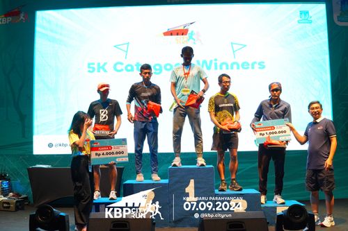 Race photo from KBP City Run 2024