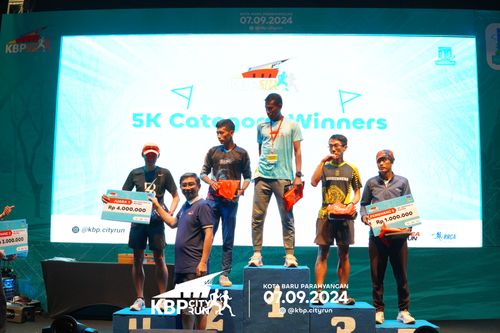 Race photo from KBP City Run 2024