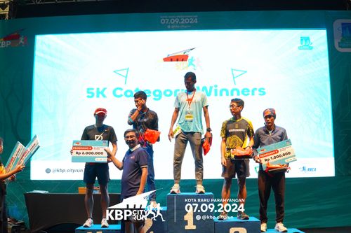 Race photo from KBP City Run 2024