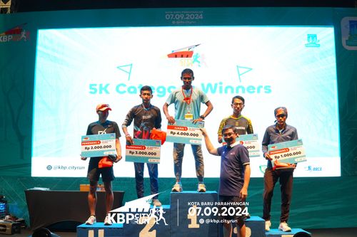 Race photo from KBP City Run 2024