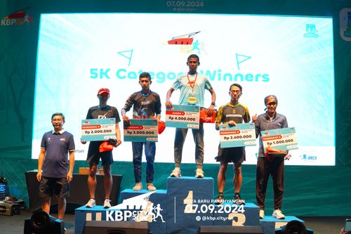 Race photo from KBP City Run 2024