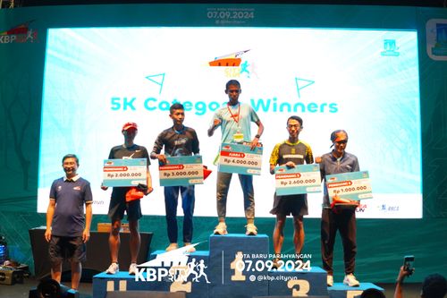 Race photo from KBP City Run 2024
