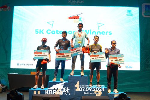 Race photo from KBP City Run 2024