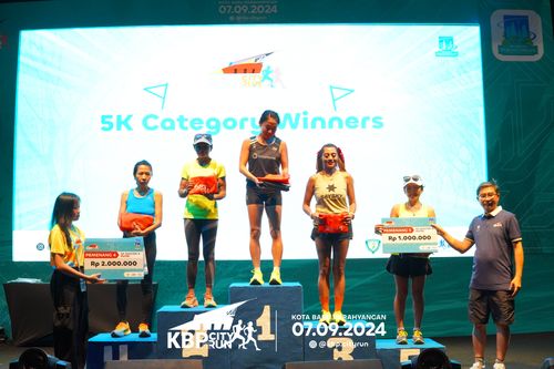 Race photo from KBP City Run 2024