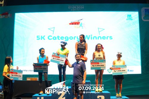 Race photo from KBP City Run 2024