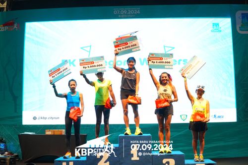 Race photo from KBP City Run 2024