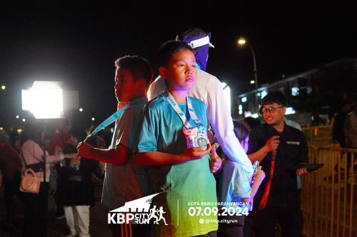 Race photo from KBP City Run 2024