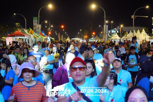 Race photo from KBP City Run 2024
