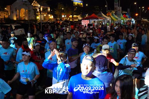 Race photo from KBP City Run 2024