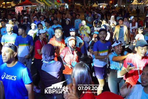 Race photo from KBP City Run 2024