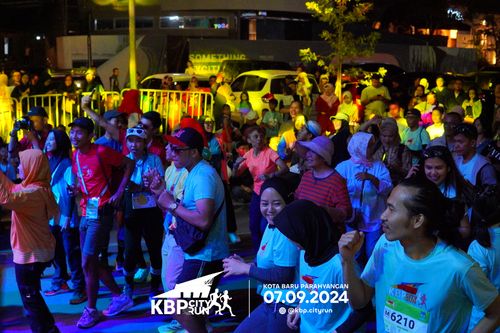 Race photo from KBP City Run 2024