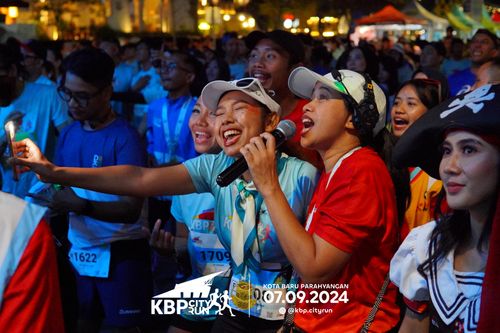Race photo from KBP City Run 2024