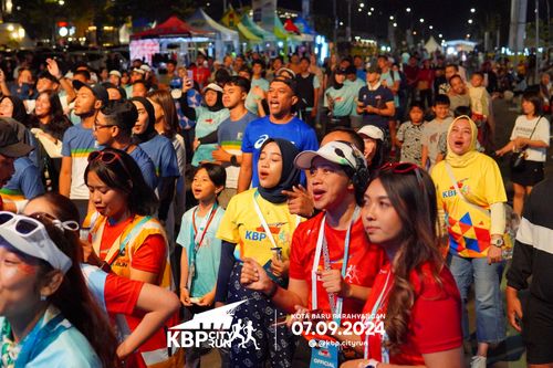 Race photo from KBP City Run 2024