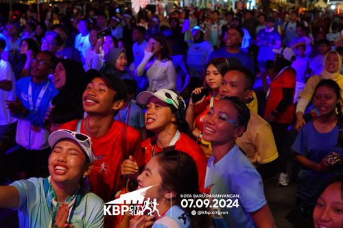 Race photo from KBP City Run 2024