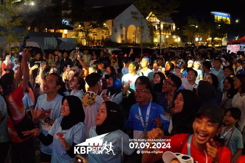 Race photo from KBP City Run 2024