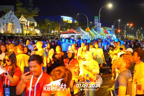 Race photo from KBP City Run 2024