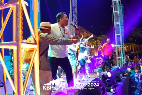 Race photo from KBP City Run 2024