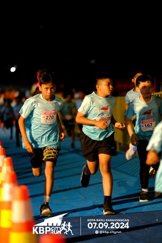 Race photo from KBP City Run 2024