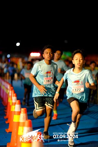 Race photo from KBP City Run 2024