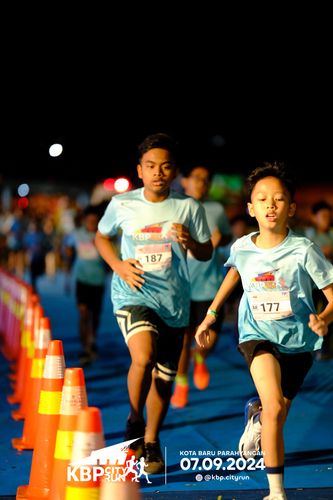 Race photo from KBP City Run 2024