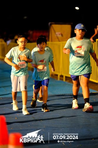 Race photo from KBP City Run 2024