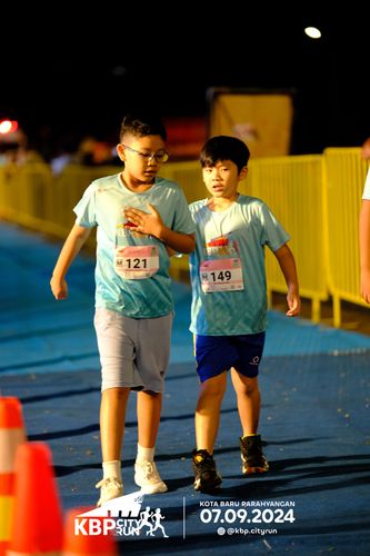 Race photo from KBP City Run 2024
