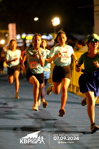 Race photo from KBP City Run 2024