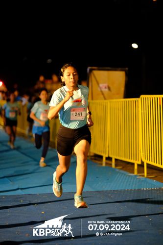Race photo from KBP City Run 2024